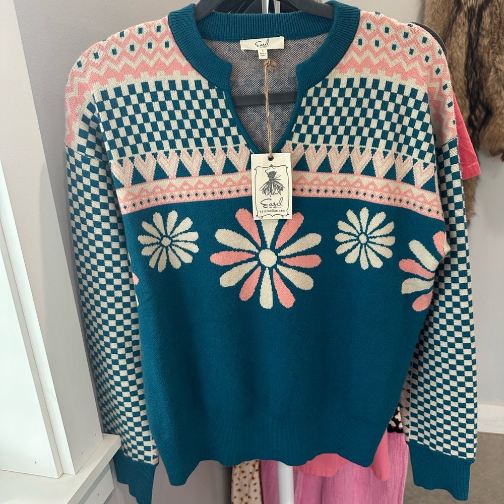 Easel sweater